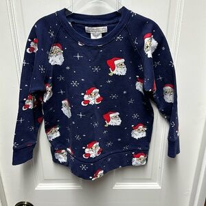 The Beaufort Bonnet Company boys Santa sweatshirt. Size 5